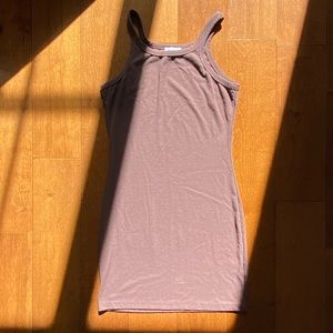 Princess Polly Basic Mini Tank Dress Brown Size US 6